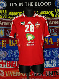 See actions taken by the people who manage and post content. Shabab Al Ahli Dubai Club Home Football Shirt 2008 2009 Sponsored By Etisalat