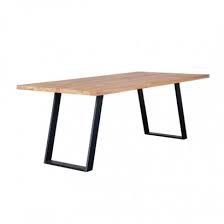 5 out of 5 stars. Dining Table Metal Legs In Solid Oak Wood Thickness 4cm