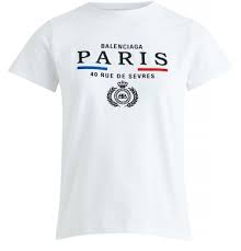 Entdecken sie die aktuelle balenciaga frühling/sommer 2021 kollektion bei mybestbrands. Women S Paris Flag T Shirt Balenciaga 24s