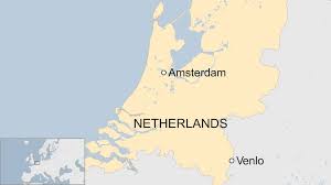 Physical map of the netherlands showing major cities, terrain, national parks, rivers, and surrounding countries with international borders and outline maps. Venlo Ww2 Explosive Don T Lie Down On Bombs Dutch Warned Bbc News