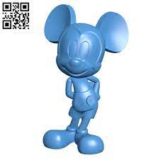 Mickey B006226 Download Free Stl Files 3d Model For 3d Printer And Cnc Carving Download Free Stl Files 3d Printer Models 3d Printing Diy 3d Printing
