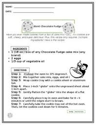 Procedural Reading Passage Cake Mix Cookies Recipe Cake Mix Cookie Recipes Cake Mix Cake Mix Cookies