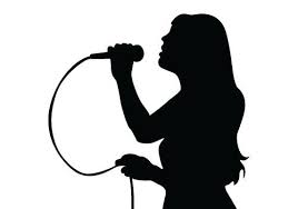 Singing Silhouette Vector Free Download Music Vectors Music Silhouette Silhouette Free Silhouette Illustration