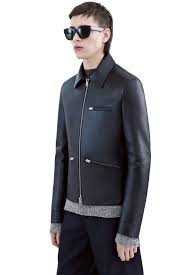 Acne Studios August Black Leather Outerwear Acne Leather Jacket Leather Jacket Men