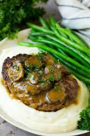 It is simple, quick and will fill you up with flavor. Hamburger Steak With Mushroom Gravy Dinner At The Zoo