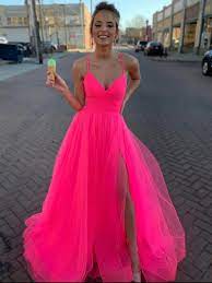 Hot pink satin ruched sleeve maternity dress. Hot Pink Formal Dresses Off 61 Medpharmres Com