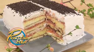 Ova posna torta se može seći na komade kada se glazura osuši. Prakticna Zena Posna Kapri Torta Youtube