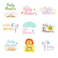 Create your own unique greeting on a baby shower card from zazzle. Baby Shower Card Template Vector Set 07 Free Download