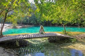 Emerald Pool Krabi Visiting The Emerald Blue Pool Krabi Pool Thailand Travel