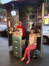 Dazzle Strands Pop Up Kiosk Melbourne Feathered Hairstyles Beauty Saloon Home Salon