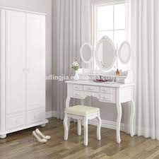 A mirrored dresser or vanity dresser is the epitome of functional style, thanks to its combination of drawers and a dresser mirror. Mdf 6 Drawer Dressing Table Antique Vanity Dresser With Mirror Schminktisch Hocker Schminktisch Mobelideen