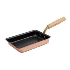Asahi Copper Non Stick Tamagoyaki Rectangular Omelette Pan 13cm Globalkitchen Japan