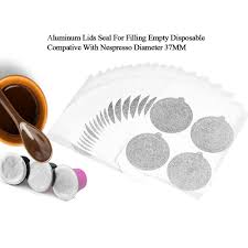 Nespresso machine v1_25 capsules filling compressor, capsulator 25 items. Kitchen Dining Bar 1pc Nespresso Nescafe Refillable Reusable Coffee Capsules Seal Pods Spoon Lid Parts Accessories