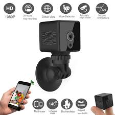 Gurmoir Mini Spy Hidden Camera Wireless Wifi Cam 1080p Spy Hidden Remote Camera With Night Vision Motion Detection Nann In 2020 Remote Camera Mini Spy Camera Nanny Cam