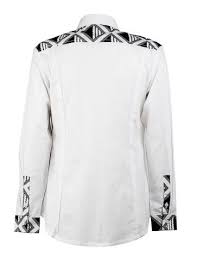 Black And White African Print Shirt Side Panel Shirt Black White Ohema Ohene African Inspired Fashion 2 Model Baju Pria Pakaian Pria Kemeja Putih