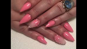 Here is everything you need to know about getting acrylic nails, from how acrylic nails are applied to cost. Short Pink Acrylic Nails New Expression Nails