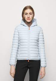 Buy online at your favourite high street store. Save The Duck Giga Daisy Hooded Jacket Ubergangsjacke Crystal Grey Hellblau Zalando De