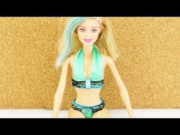 Barbie Bikini Selber Machen Glitzer Glamour Bademode Fur Fashion Girl Barbie Youtube Bikini