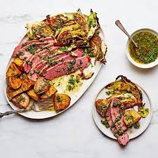 Corned Beef With Crispy Roasted Potatoes And Cabbage Recipe Beef Dinner Corned Beef Roasted Cabbage