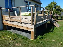 Terrasse Surelevee En Pin Traite A Coeur Terrasse Surelevee Terrasse