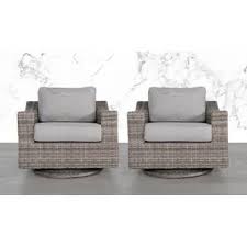 South Lamar Swivel Patio Chair With Sunbrella Cushion In 2021 Patio Chairs Sunbrella Cushions Wicker Patio Furniture