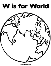 Do you pay attention to it. World Globe Coloring Pages Coloring Home