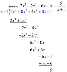 Move your mouse over the answer to reveal the answer or click on the complete solution link to reveal all of the steps required for long division of polynomials. Polynomial Long Division Mathbitsnotebook A2 Ccss Math