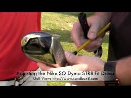 Hands On Nike Sq Dymo Str8 Fit Driver