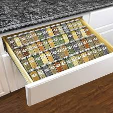 Amazon Com Lynk Professional 4304142pk Adjustable Expandable 4 Tier Steel Spice Rack Tray Drawer In 2020 Drawer Spice Rack Spice Rack Tray Kitchen Drawer Organization