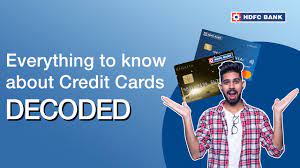 A few loan applicants have had their applications rejected by lenders. 5 Things You Need To Know About Credit Cards Hdfc Bank