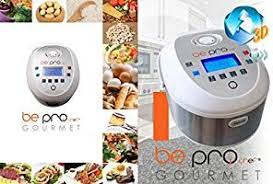 Tamaño compacto con capacidad de 1,5l. Robot De Cocina Programable Be Pro Chef Gourmet 3d Con Voz En Espanol Y Portugues Amazon Es Hogar Chefs Robot De Cocina Chef