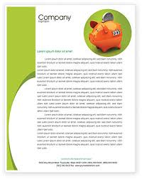 Allow you to communicate easily. Piggy Bank Letterhead Template Layout For Microsoft Word Adobe Illustrator And Other Formats 02832 Download Now Poweredtemplate Com