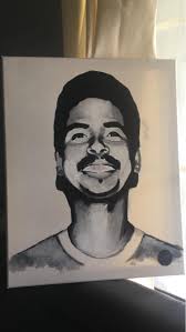 I was inspired ￼painting this from Dwayne Pinkney￼ he will be missed