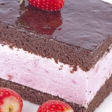Chocolate Cake With Strawberry Mousse Filling Recipe Cake Filling Recipes Filling Recipes Cake Recipes
