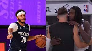 Mavericks guard seth curry scored 15 points in the victory, but a play he made on paul george is the highlight. Seth Curry Mocks Montrezl Harrell With Luka Doncic White Boy Tweet Trash Talks Paul George On Court The Sportsrush
