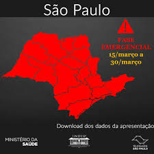 A fase emergencial também impõe uma restrição de circulação entre às 20h e às 5h. Telessaude Sao Paulo Unifesp Sao Paulo Fase Emergencial