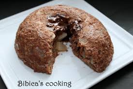 Bowlcake Poire Chocolat Cœur Coulant Au Chocolat Noir Bibica S Cooking