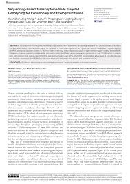 Discover releases, reviews, credits, songs, and more about major lazer x dj snake feat. Pdf Sequencing Based Transcriptome Wide Targeted Genotyping For Evolutionary And Ecological Studies