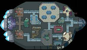 Amongus Map That Could Work For A Sci Fi Tie In Battlemaps Map Layout Map Us Map