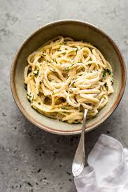 Mushroom spaghetti with a creamy garlic herb sauce? This Easy Creamy Garlic Pasta Recipe Is A Fast And Tasty Weeknight Comfort Food Dinner Creamy Garlic Pasta Recipe Garlic Pasta Garlic Pasta Recipe
