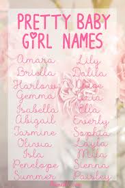 The Prettiest Pretty Baby Names For Girls Isla S Name Is On Here Cute Baby Girl Names Pretty Baby Girl Names Baby Girl Names