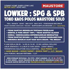 Scopri ricette, idee per la casa, consigli di stile e altre idee da provare. Lowongan Kerja Online Shop Di Solo Archives Info Loker Solo