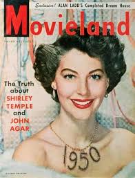 Rural North Carolina History: Ava Gardner, Born in Johnston County, N.C.,  Graces Cover of Movieland Magazine, 1950
