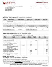Banks vary on how to receive your statement, but typically there will be a link at the top for statements, possibly under account or account services. Estatement20171015 000064631 Pdf Statement Of Account Cimb Bank Berhad 13491 P 10150000032383 1257 24 Sssssss Pp Bbb Ppppppp Eugene Easter Cheong Course Hero