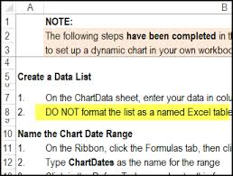 Excel Chart With Dynamic Date Range Contextures Blog