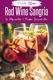 Red Wine Sangria Recipe Or Red Sangria Recipe Is A Traditional Drink From Spain Where Red Wine Is Mixed Wi Red Wine Sangria Red Sangria Recipes Sangria Recipes