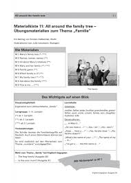 A square choir and a west tower were added to the southern side aisle in the 15th century. All Around The Family Tree Englisch Sprachen Unterrichtsmaterial Raabe