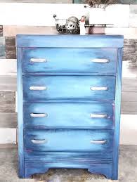Chest Of Drawers Dresser Waterfall Vintage Bohemian Style Hand Painted Distressed Boh Annie Sloan Painted Furniture Blue Painted Dresser Painting Furniture Diy