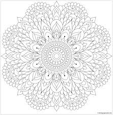 Then, color it with your crayons or your paints! Morning Sunrise Mandala Coloring Pages Mandala Coloring Pages Coloring Pages For Kids And Adults