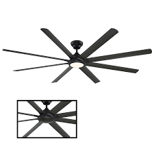 Minka aire's xtreme is a 96 ceiling fan with a modern industrial look. Modern Forms Hydra 96 Inch 3000k Led Ceiling Fan Fr W1805 96l Bz Robinson
